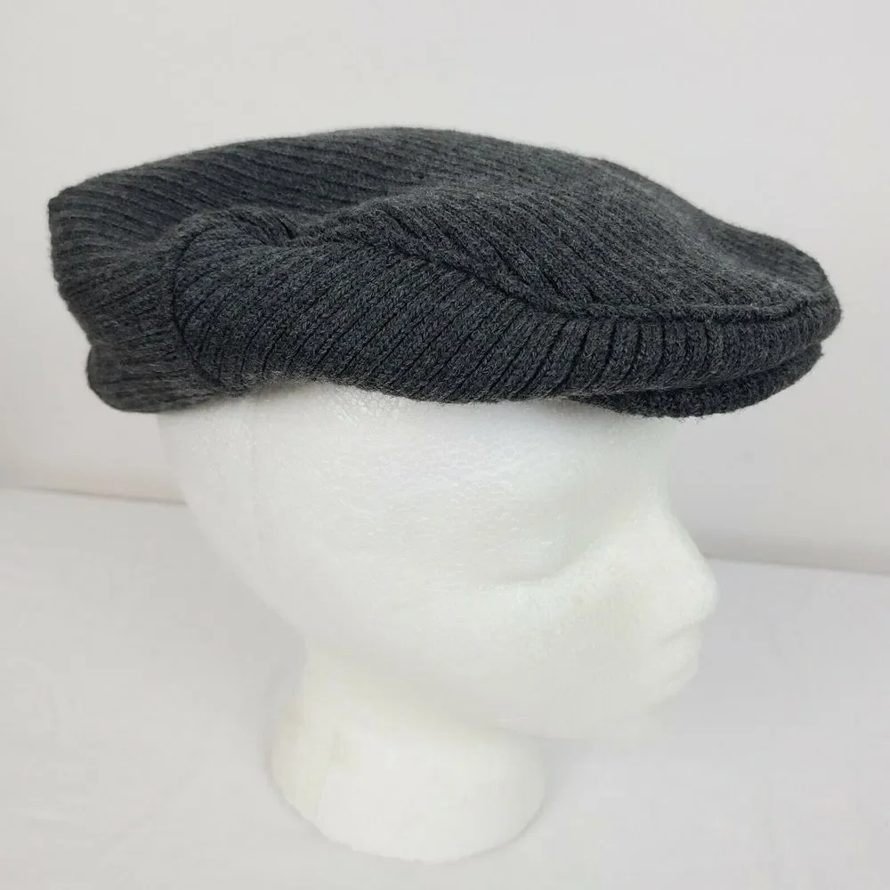 Children's Place Boys Winter Newsboy Cap Dark Gray Size 4-6‎